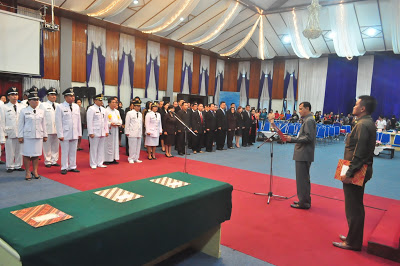 Sendoh Lantik 83 Pejabat Eselon III dan IV